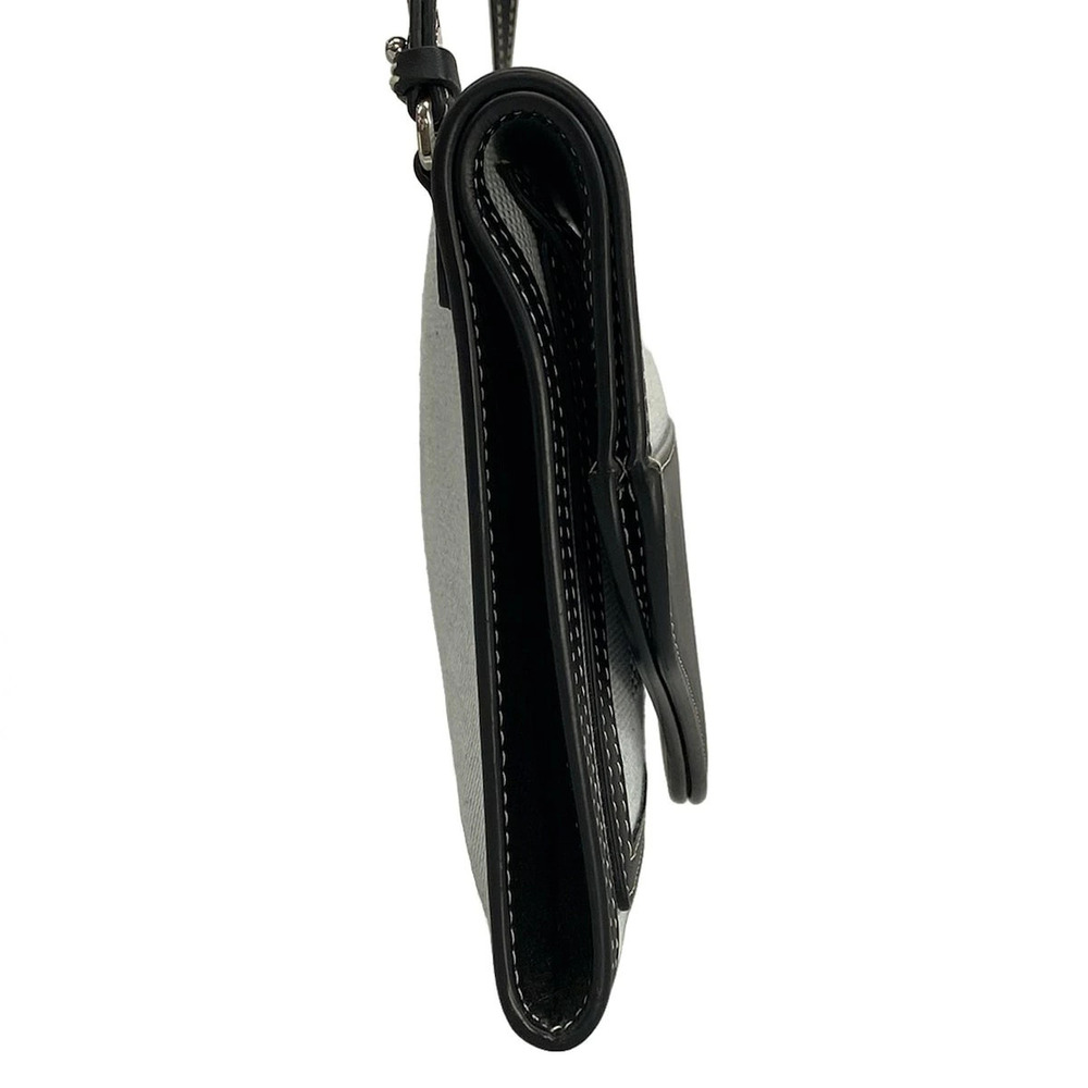 Burberry Leather Blue Shoulder Bag Black